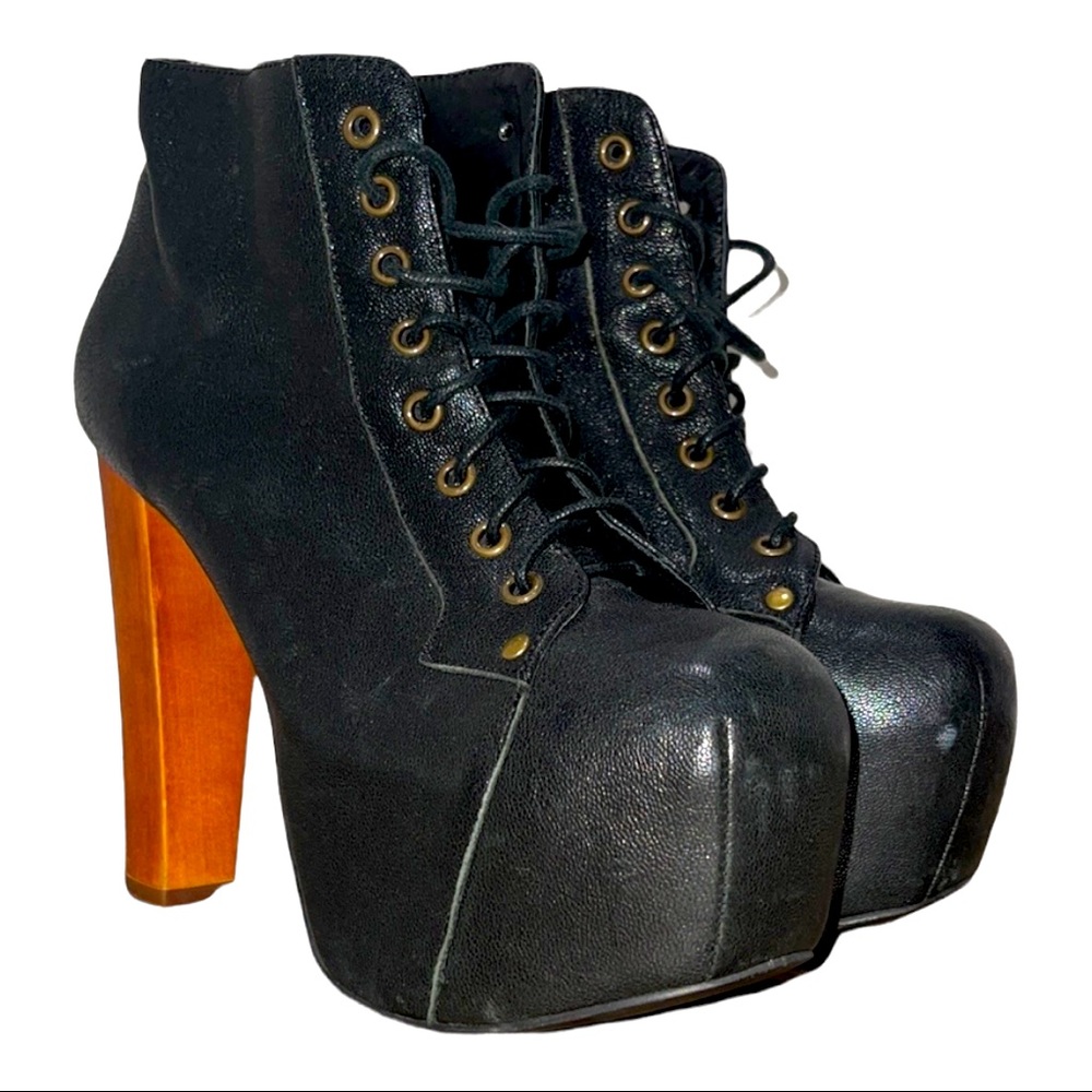 JEFFREY CAMPBELL Orig. Black “LITA” Boot - Size 9 - Perfect Cond. - Super Sale!